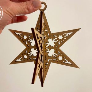 CHRISTMAS STAR ORNAMENT, Cut Templates