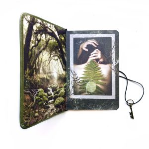 Handmade Bullet journal 300 Dots lined pages, Witch Diary Eco leather covered