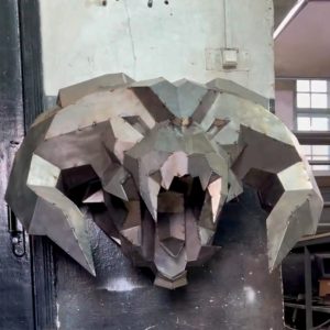 Welding Project Plans Drawings Balrog Head (DXF, PDF)