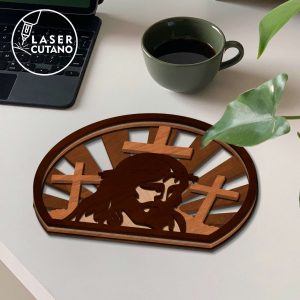 JESUS Multilayer Wall Decor, Cut Template