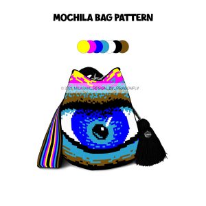 Mochila pattern, pattern bag, crochet pattern, wayuu, tapestry / 972
