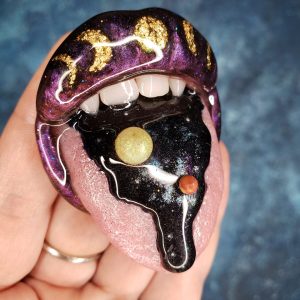 Galaxy lips Popsocket/magnet/pin/pendant/keychain of your choice