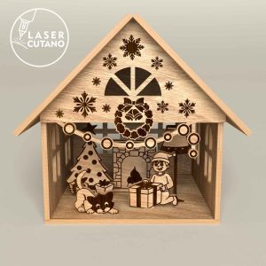 CHRISTMAS DECORATIVE HOUSE, Christmas Crafts
