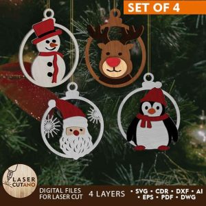 Christmas Tree Toys SET, Multilayer Home Decor