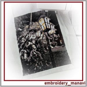 Machine_embroidery_design_photo_stitch_Night_street_lantern