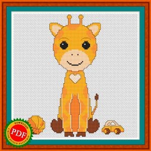Giraffe Cross Stitch Pattern