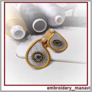 Machine_embroidery_design_FSL_earrings_fancy_shape
