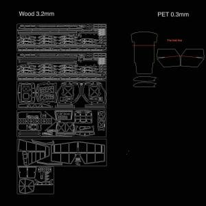 RC Bush plane Just Aircraft SUPERSTOL KIT for laser cut, a complete project for production