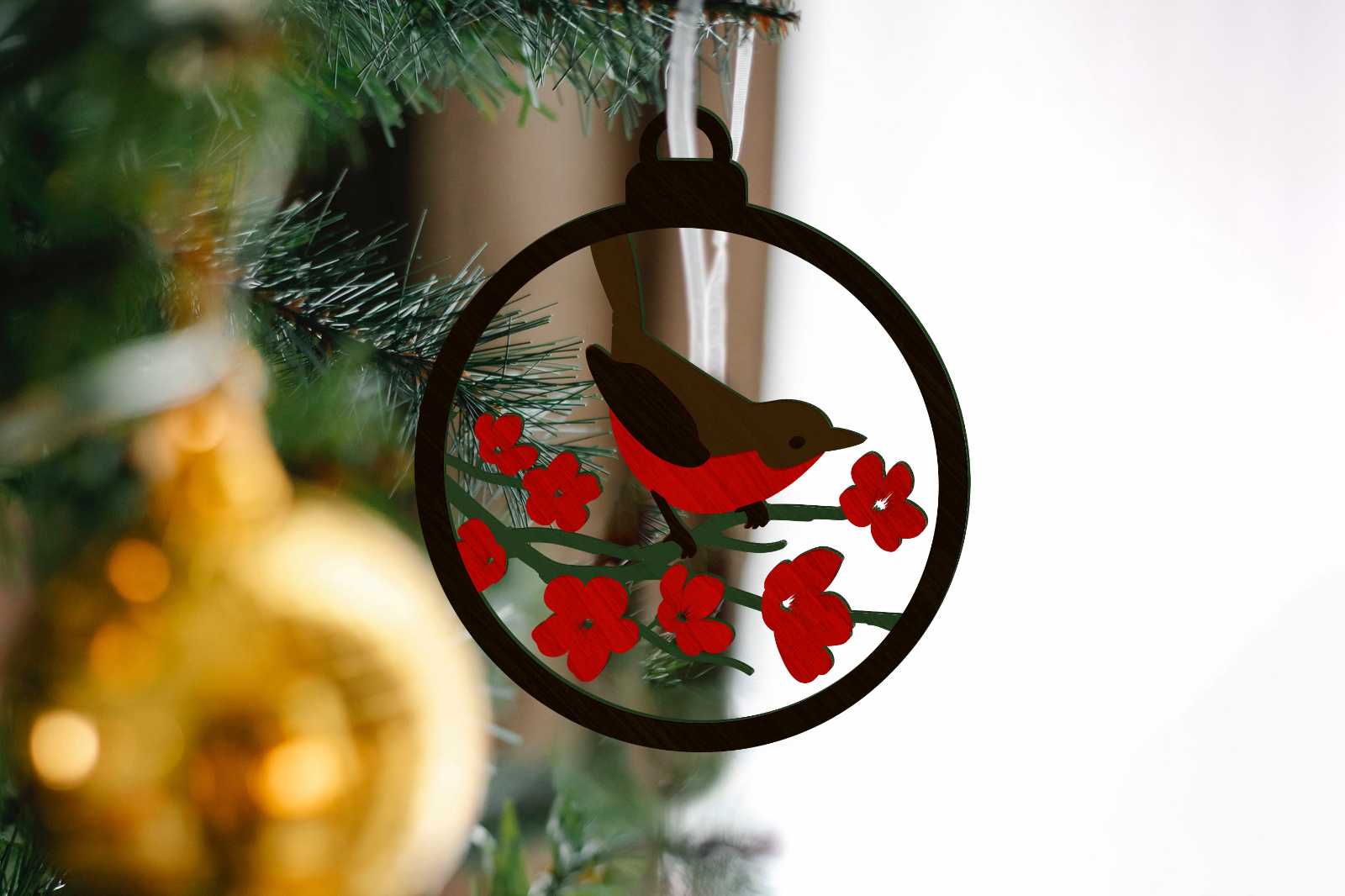 Christmas Birds Bundle, Decorative Ornaments 7 Christmas Birds Bundle, Decorative Ornaments - Image 7