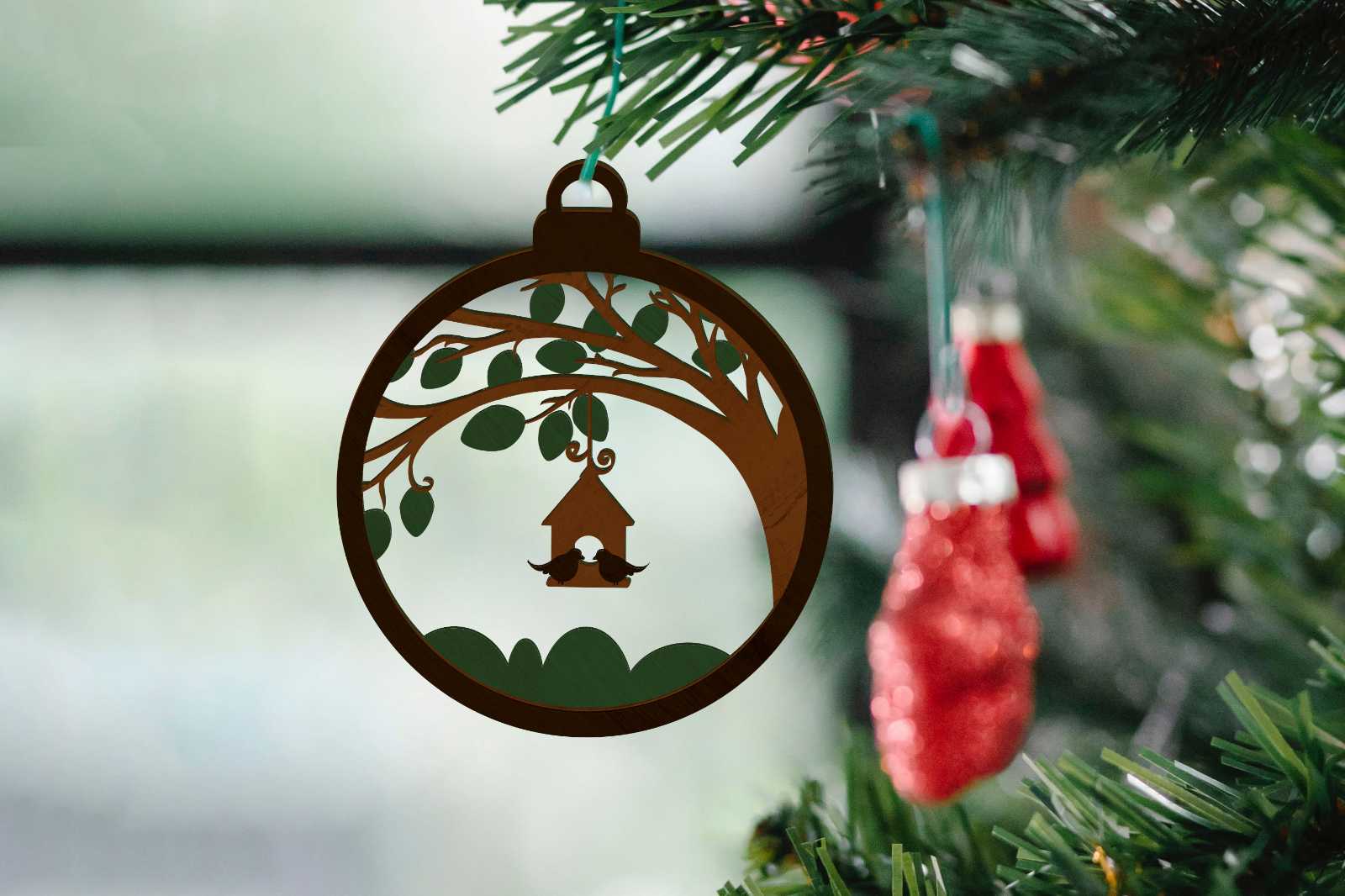 Christmas Birds Bundle, Decorative Ornaments 9 Christmas Birds Bundle, Decorative Ornaments - Image 9