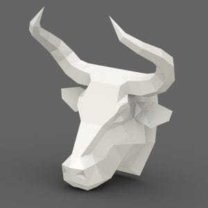 Bull trophy PDF template