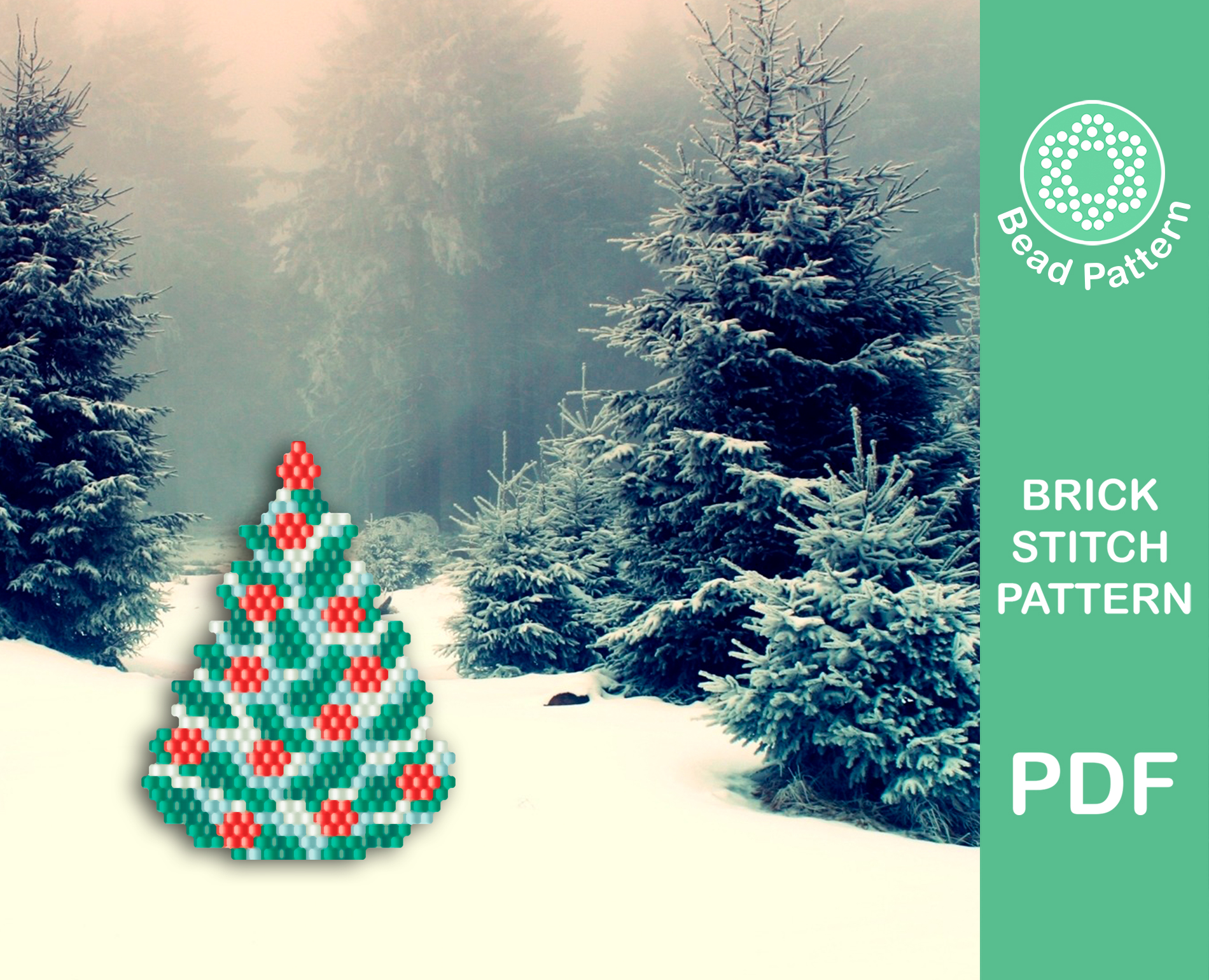 Christmas Tree brick stitch pattern 3 christmas tree brick stitch pattern