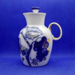Milk jug Russian Bone China LFZ. Lomonosov Porcelain Cobalt Blue
