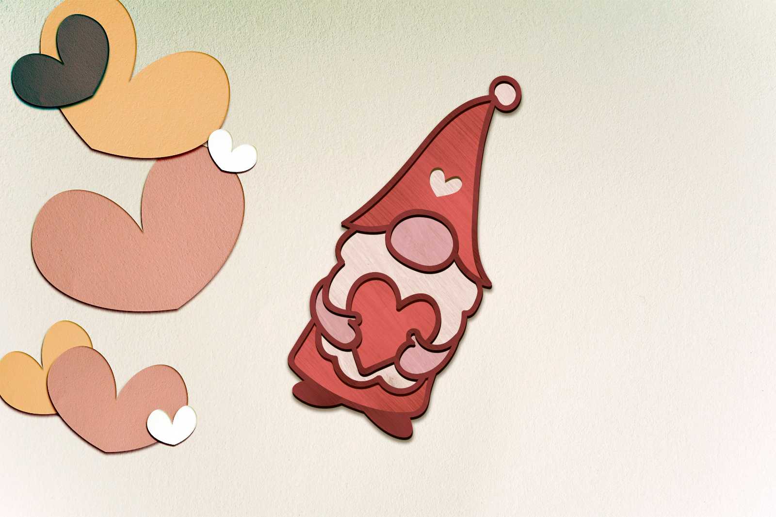 Valentine's Day Gnomes Set, Home Decoration 2 Valentine's Day Gnomes Set, Home Decoration - Image 2