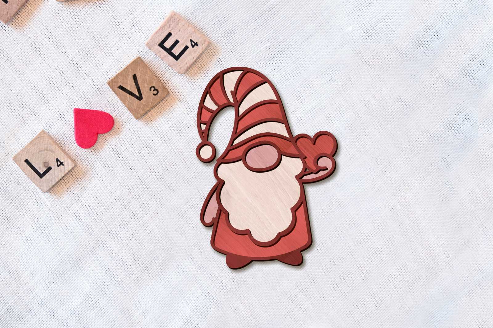Valentine's Day Gnomes Set, Home Decoration 4 Valentine's Day Gnomes Set, Home Decoration - Image 4