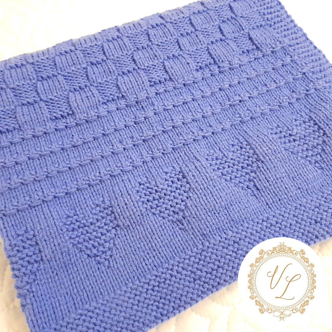 Blanket Knitting Pattern | Baby Blanket | v78