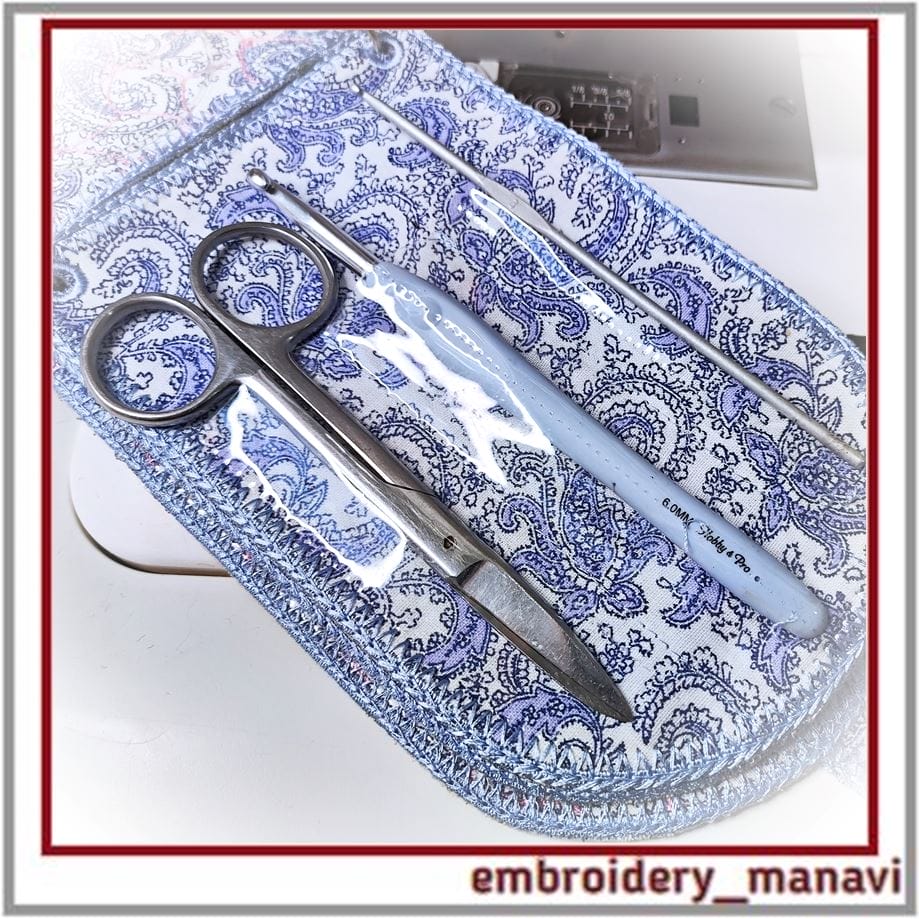 In The Hoop embroidery Set - organizer key fob bracelet 8 In The Hoop embroidery Set - organizer key fob bracelet - Image 8