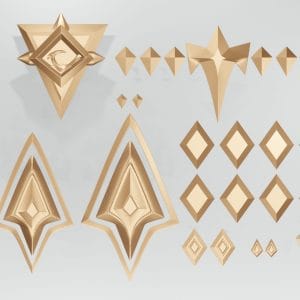 Gwen League of Legends cosplay accessories[3D Print files]