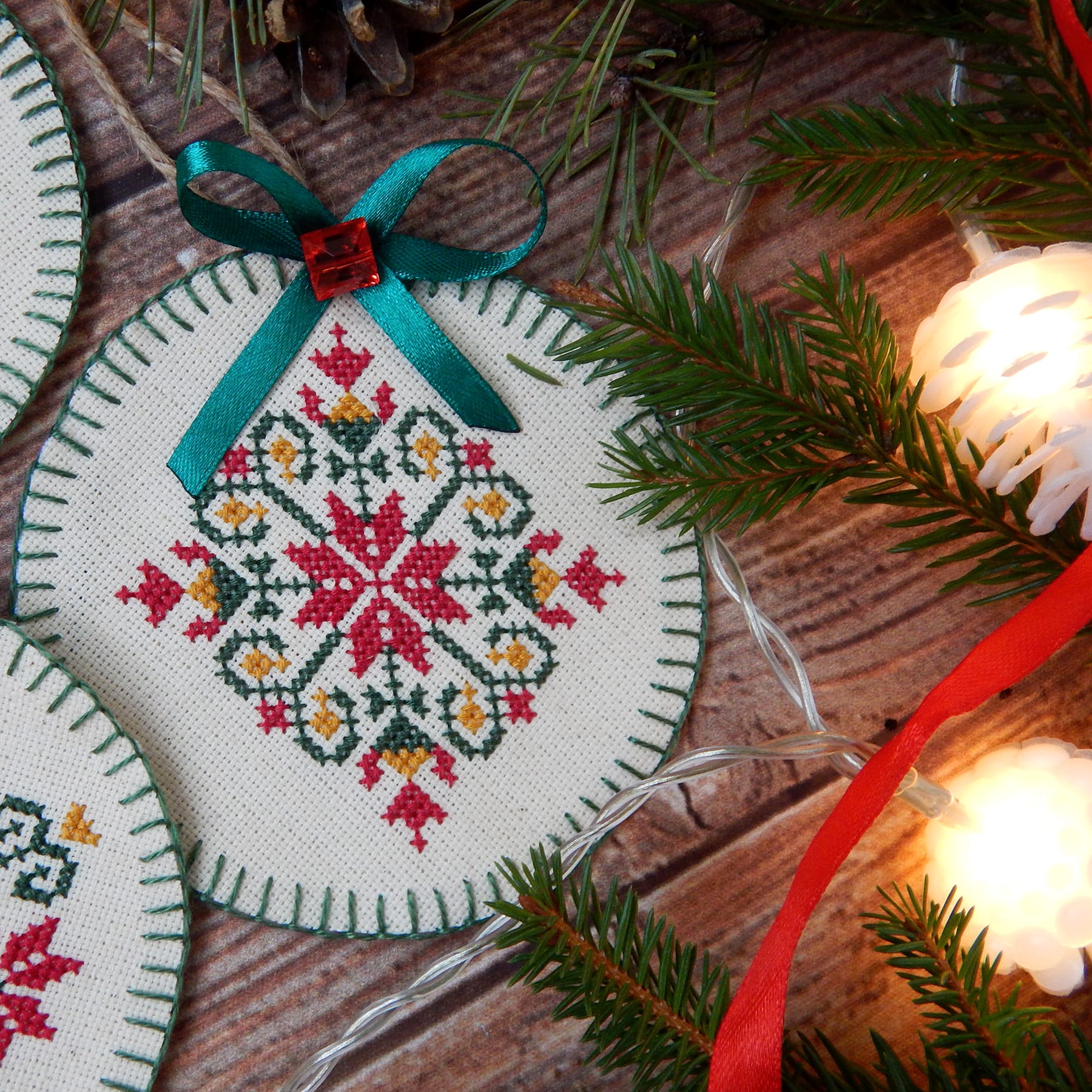 Christmas_Ornaments_crossstitch_pattern_StitchOnGoodLuck