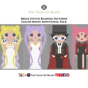 Brick Stitch Beading Pattern Sailor Moon Extra Pack