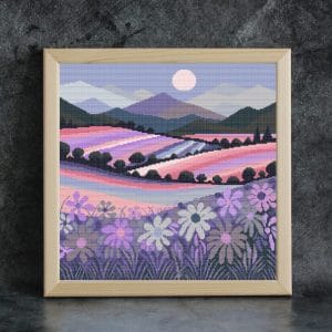 Cross stitch pattern PDF, xstitch chart Scenery