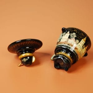 Small St Petersburg Samovar box miniature lacquer art