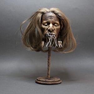 shrunken head curio