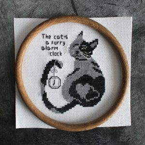 Cross stitch pattern Cat, easy cross stitch chart PDF
