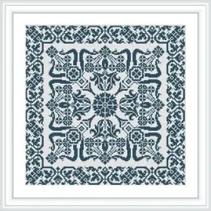Cross stitch pattern Mandala MIKI