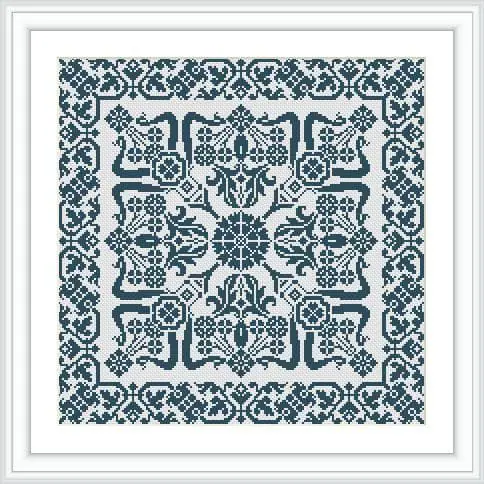Cross stitch pattern Mandala MIKI