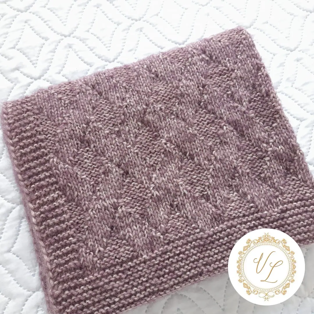 Blanket Knitting Pattern | Baby Blanket | v87
