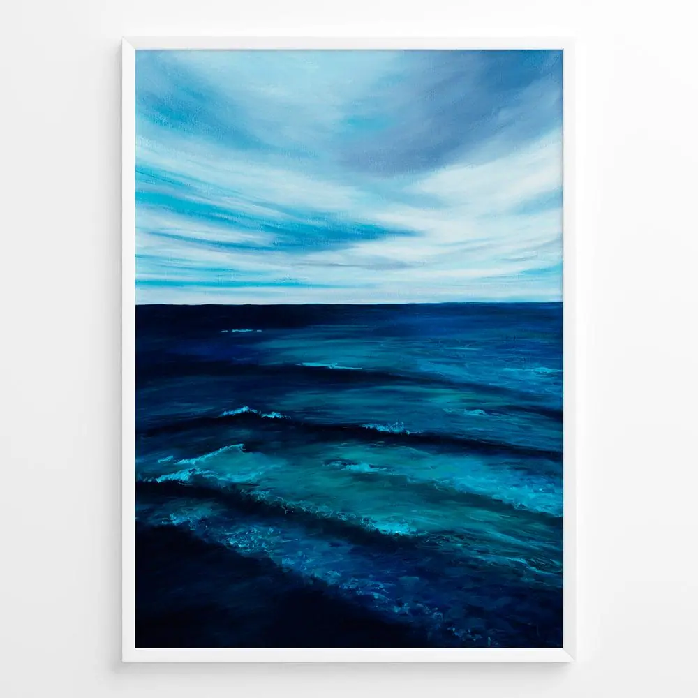 Siren print 1 ocean wall art sea painting