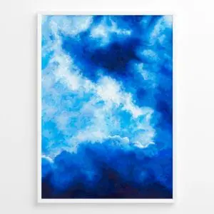 sky wall art sky cloudy blue sky sky wall art home decor