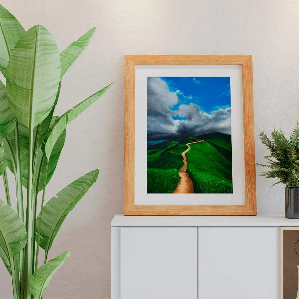 Green Spirits print 10 hill mountain landscape wall art lanfscape printable art