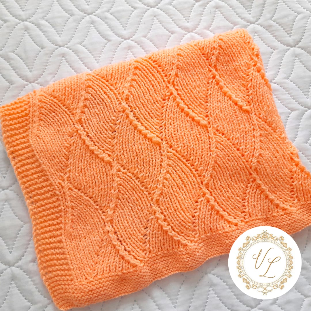 Step-by-Step Knitting Pattern Baby Blanket | V91