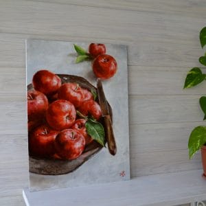 Red Apples, Oil painting, Wall Art, Still Life 2