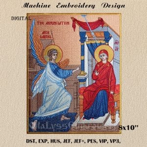 The Annunciation embroidery design