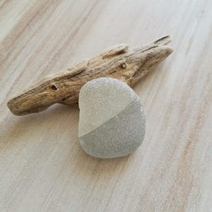 TV double colored sea glass TV13