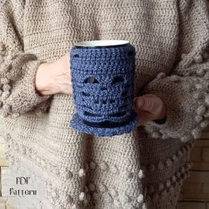 crochet cuff for mug,