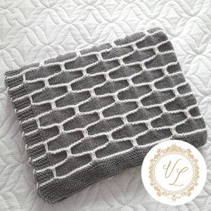 Step-by-Step Knitting Pattern Baby Blanket | V24