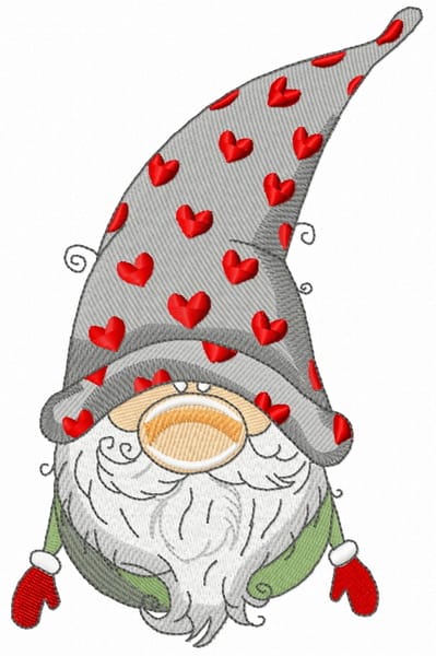 Gnome machine embroidery, Gnome Embroidery 1 Gnome machine embroidery, Gnome Embroidery