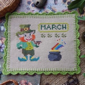 St. Patrick Day cross stitch pattern
