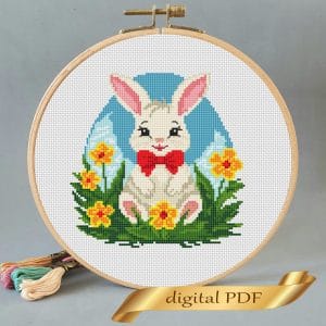 Cross stitch Easter pattern