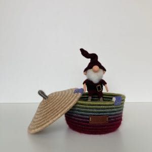 Mini Storage Basket with Lid 14 cm x 11 cm Free shipping