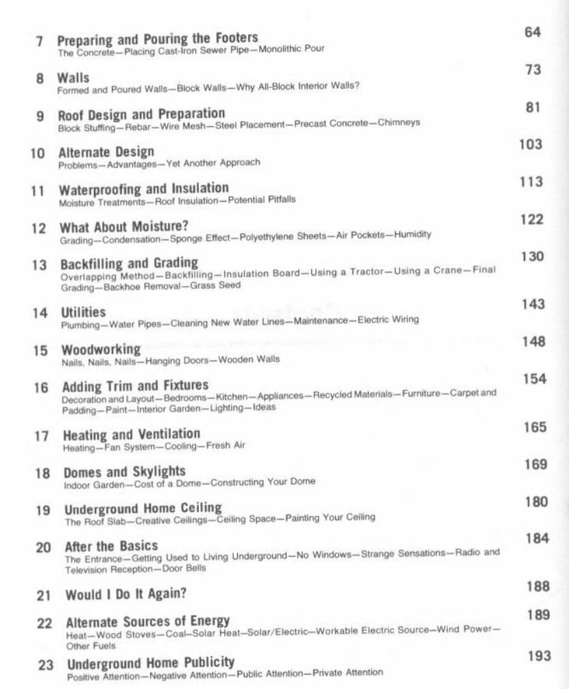 Houses Underground, earth house, ebooks, handbooks 5 Houses Underground, earth house, ebooks, handbooks