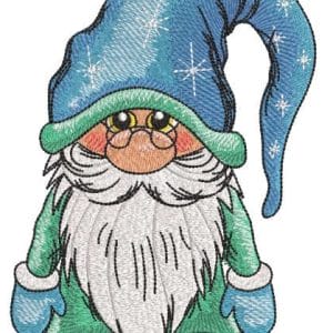 Winter gnome embroidery designs