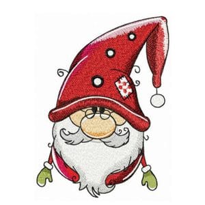 Gnome embroidery, embroidery designs