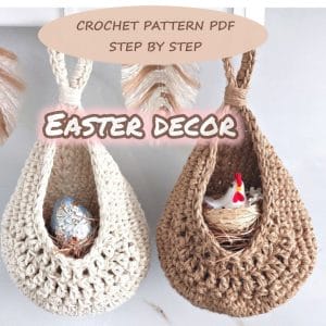 Easter decorate with me Minimalist kitchen hanging baskets