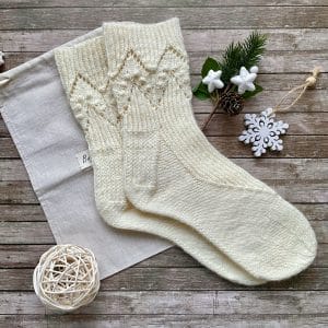 Khibiny socks knitting pattern (PDF ENG)