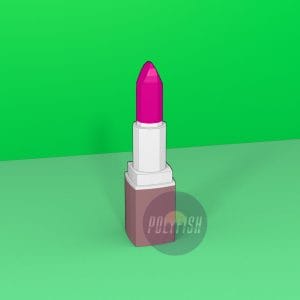 DIY Lipstick #1 template Papercraft PDF